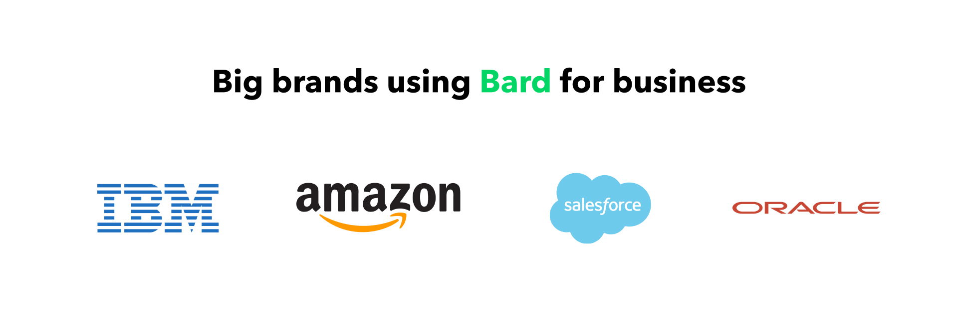 Big brands using Bard for business